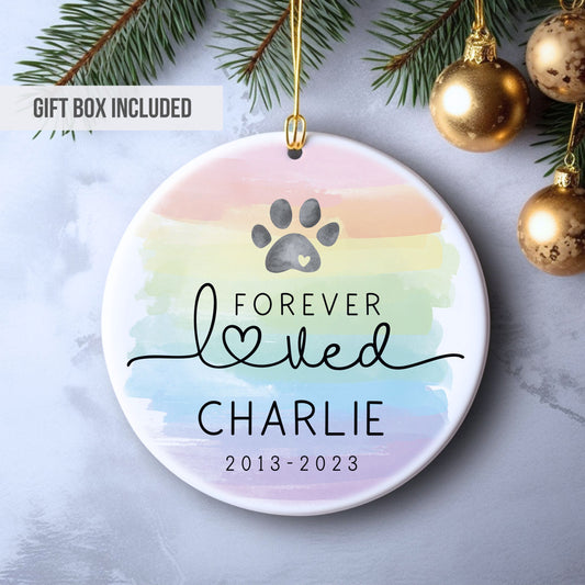 Personalized Pet Memorial Christmas Ornament