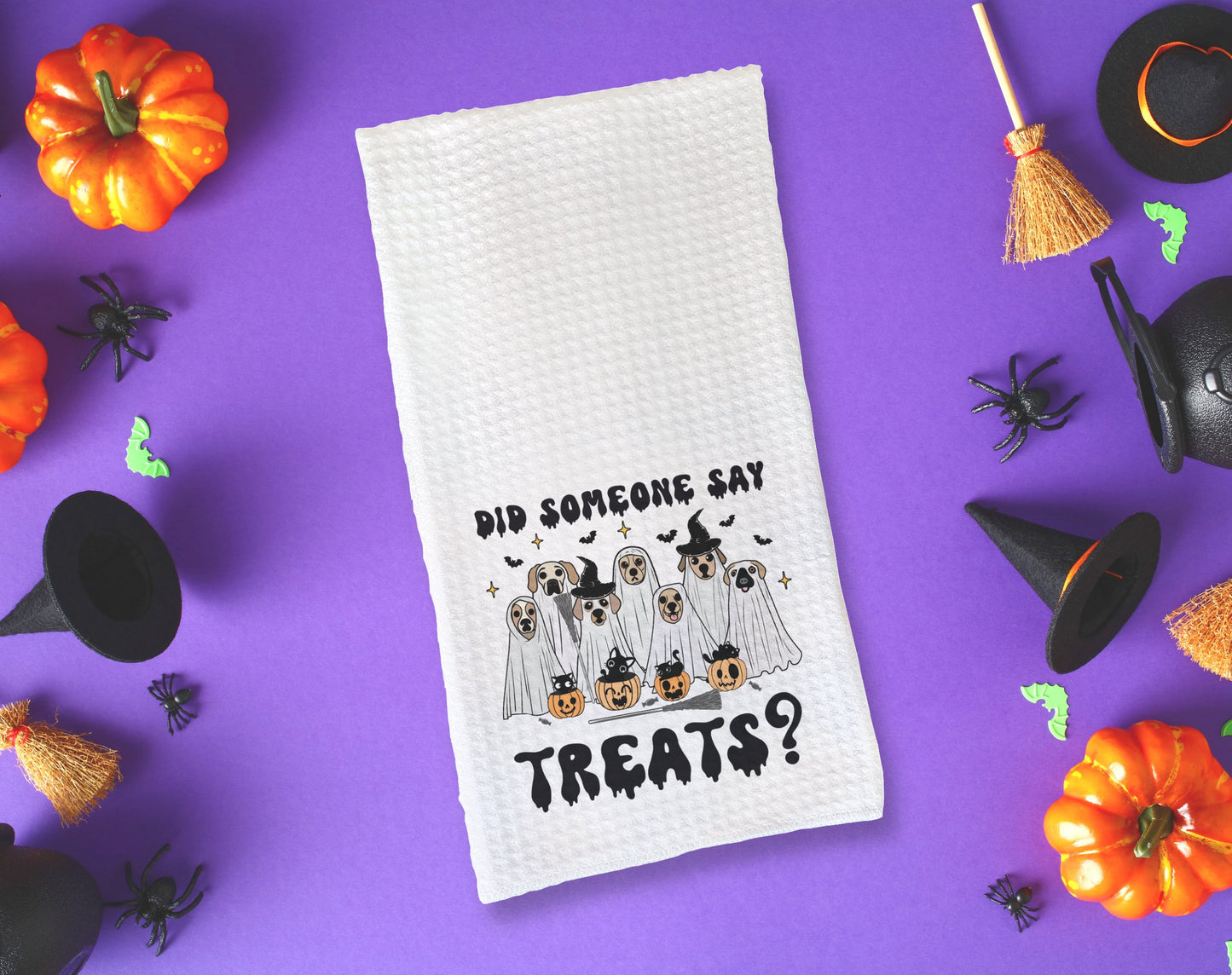 Halloween Dog & Cat Kitchen Towels