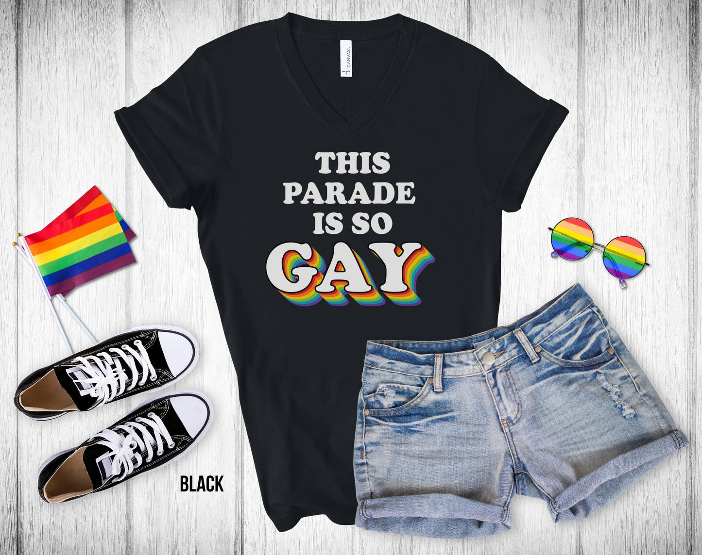 This Parade is So Gay - Unisex V-Neck