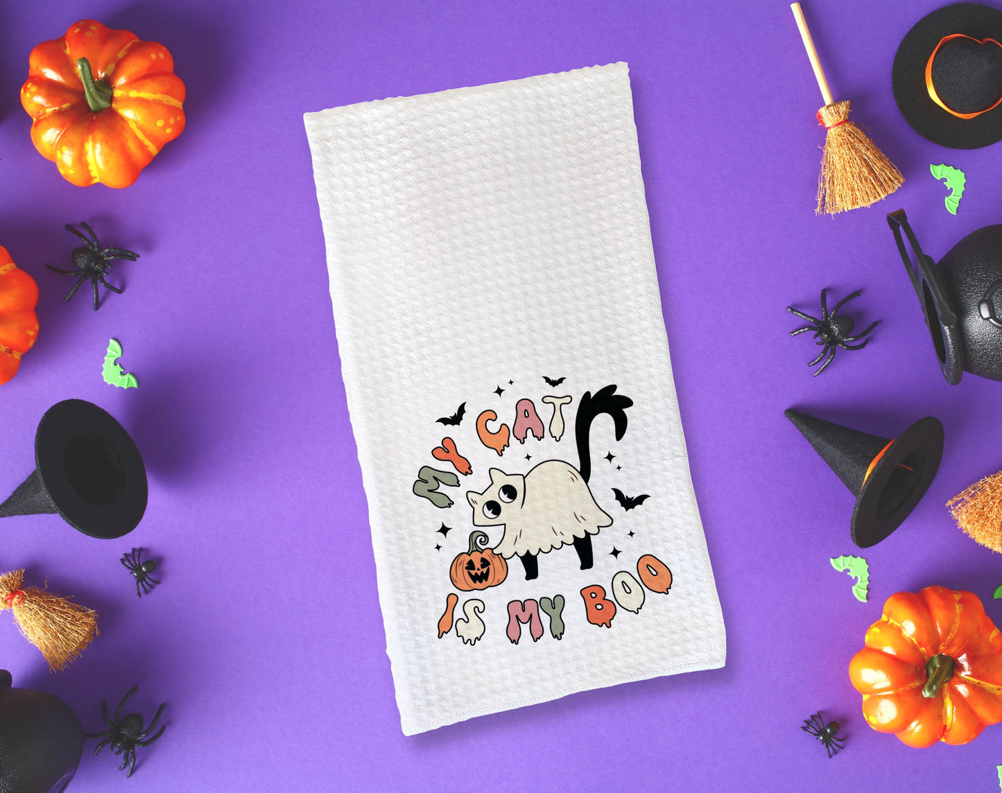 Halloween Dog & Cat Kitchen Towels