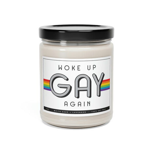 Woke Up Gay Again Candle