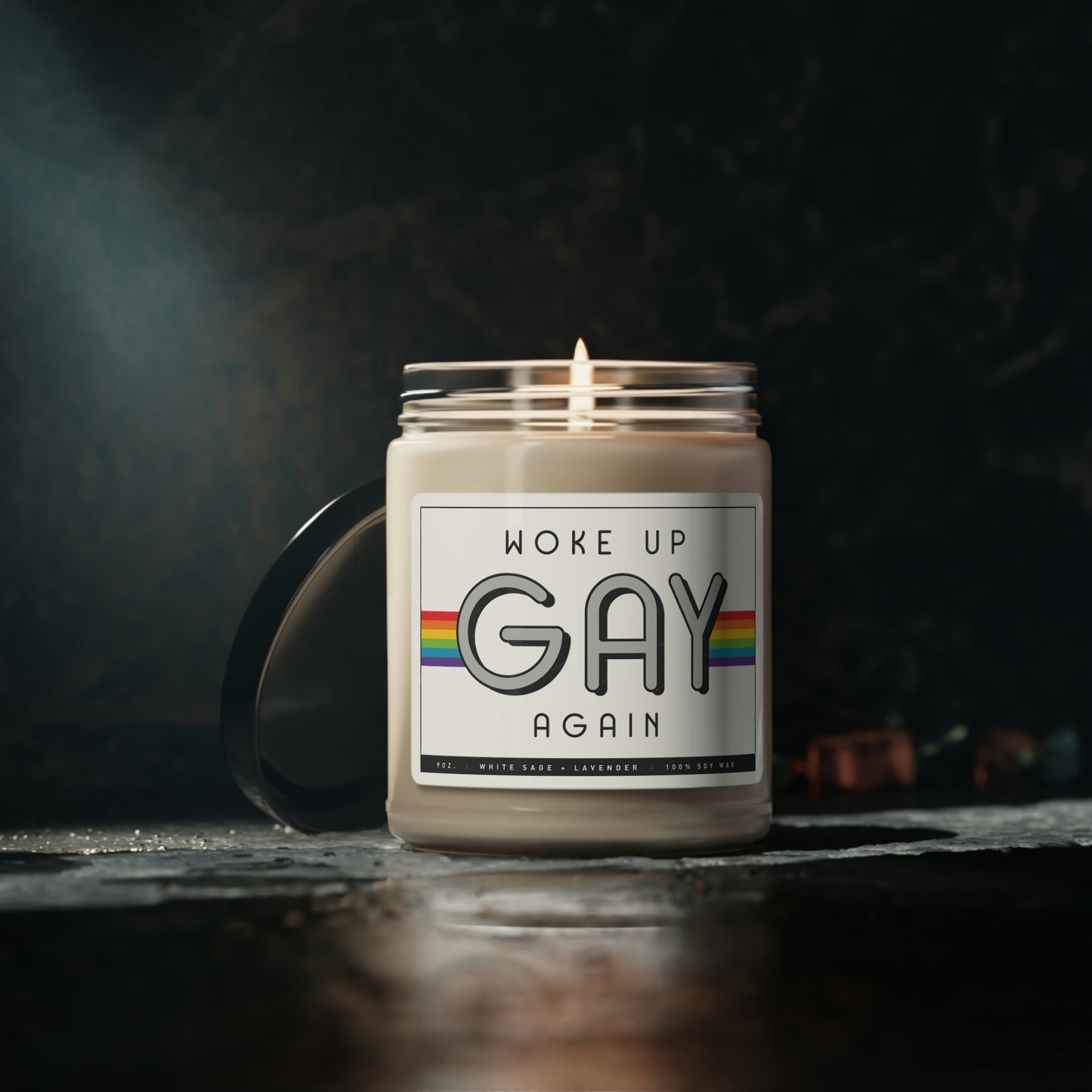 Woke Up Gay Again 9oz Soy Candle