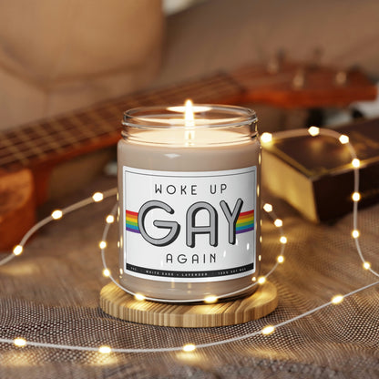 Woke Up Gay Again 9oz Soy Candle