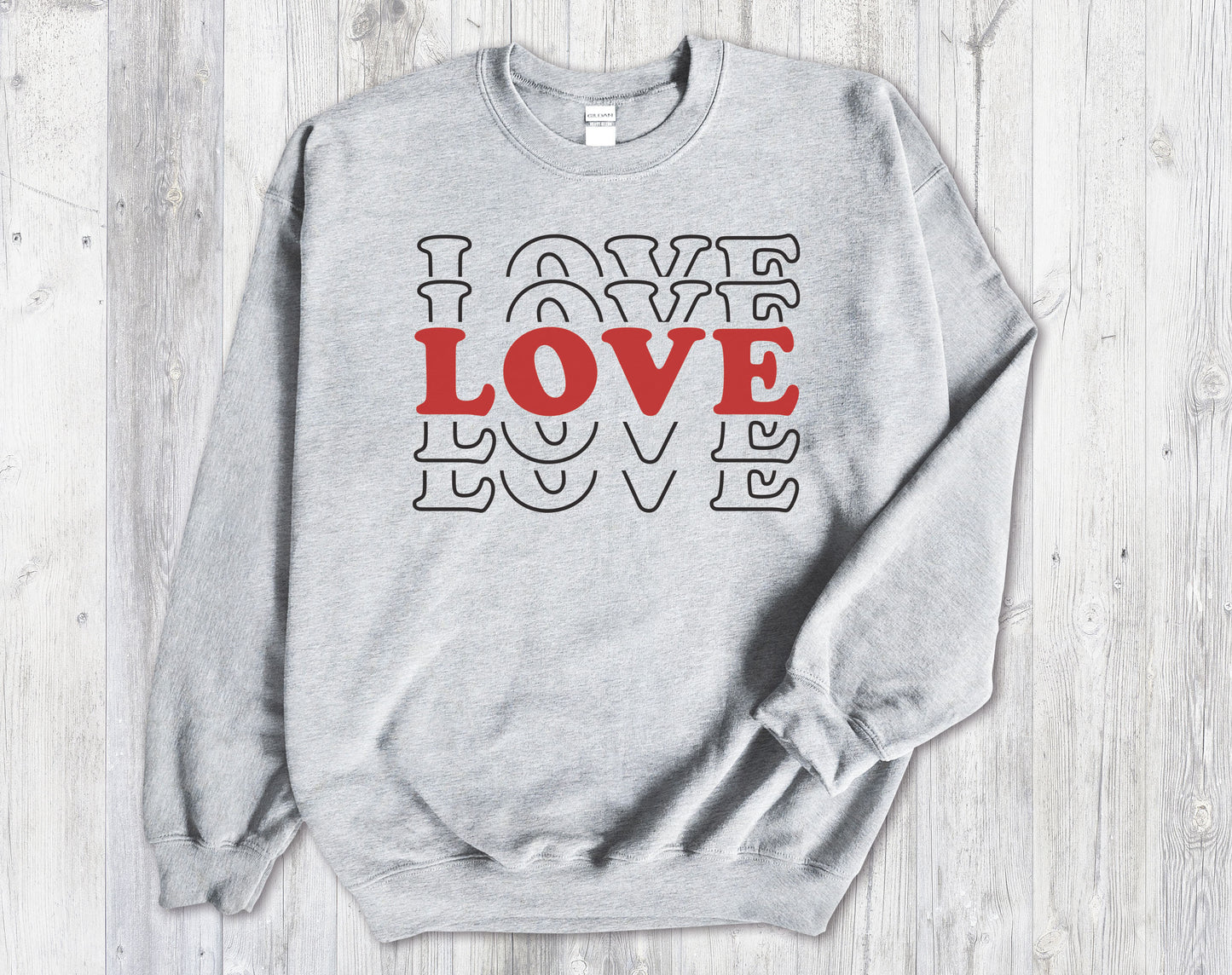 Love Love Love Valentines Day Unisex Sweatshirt