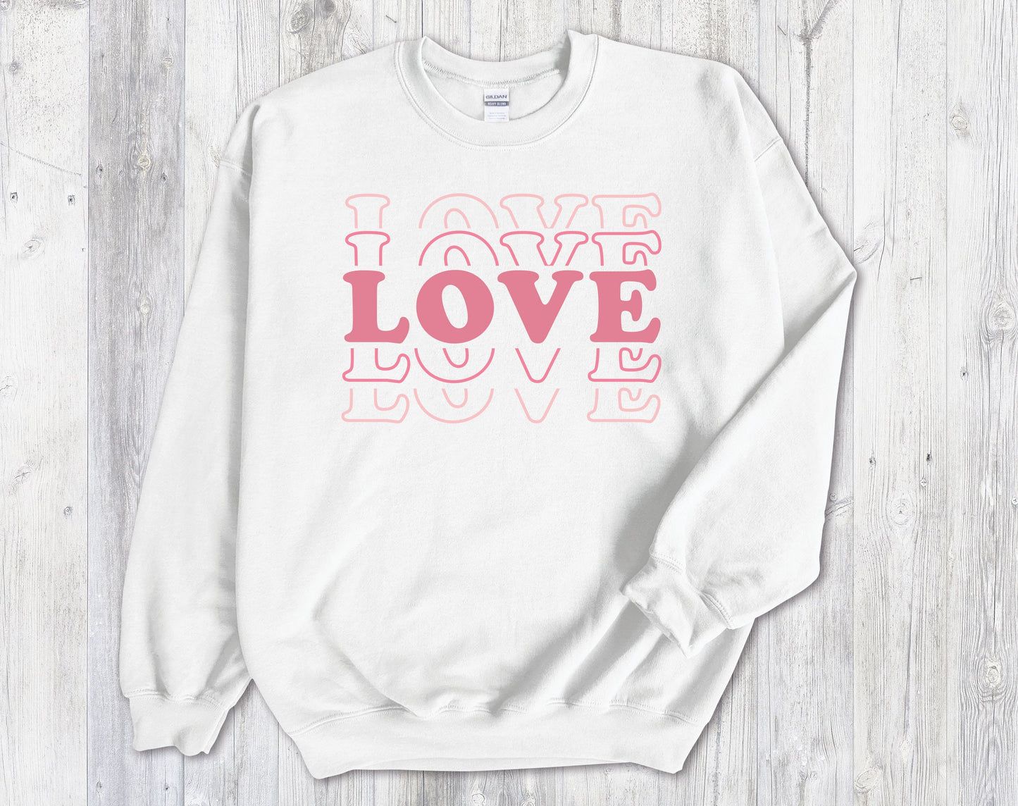 Love Love Love Valentines Day Unisex Sweatshirt