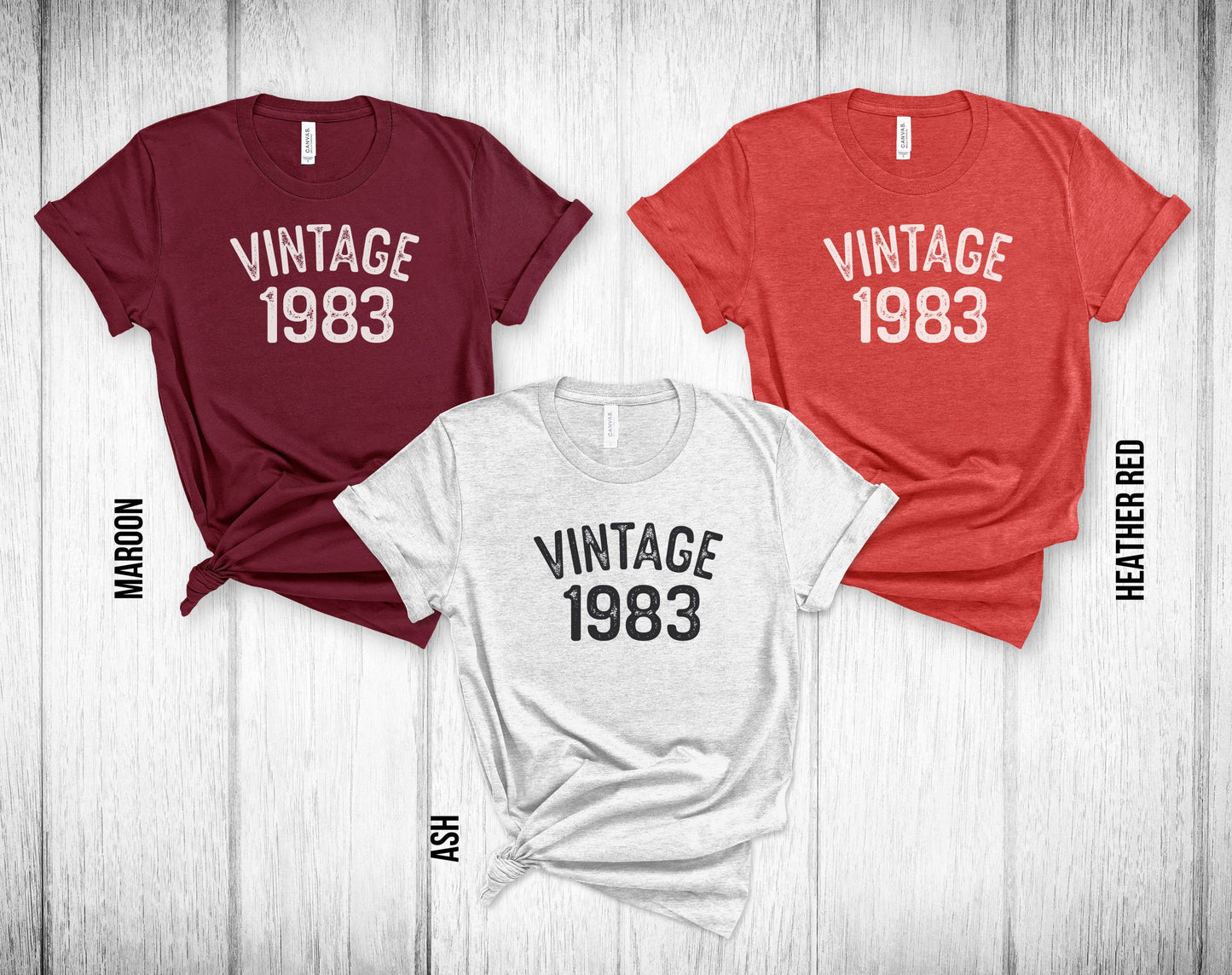 40th Birthday Unisex Tee - Vintage 1983