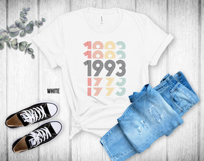 30th Birthday Unisex Tee - 1993