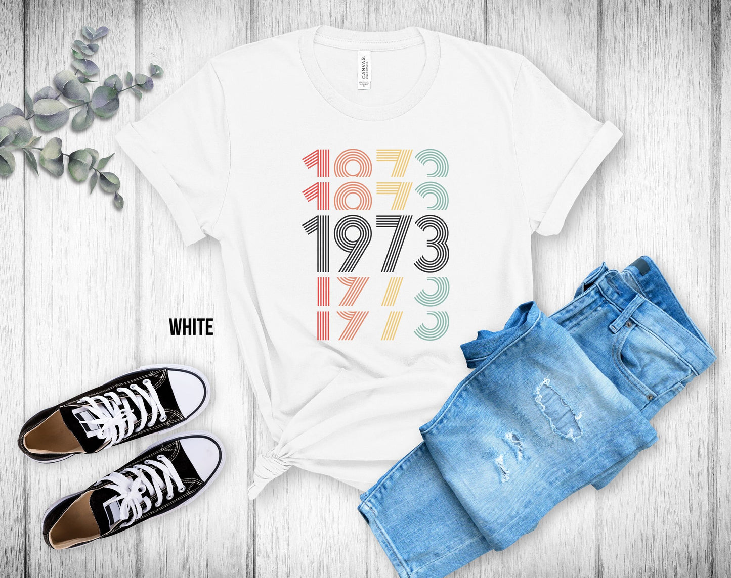 50th Birthday Unisex Tee - 1973 Shirt