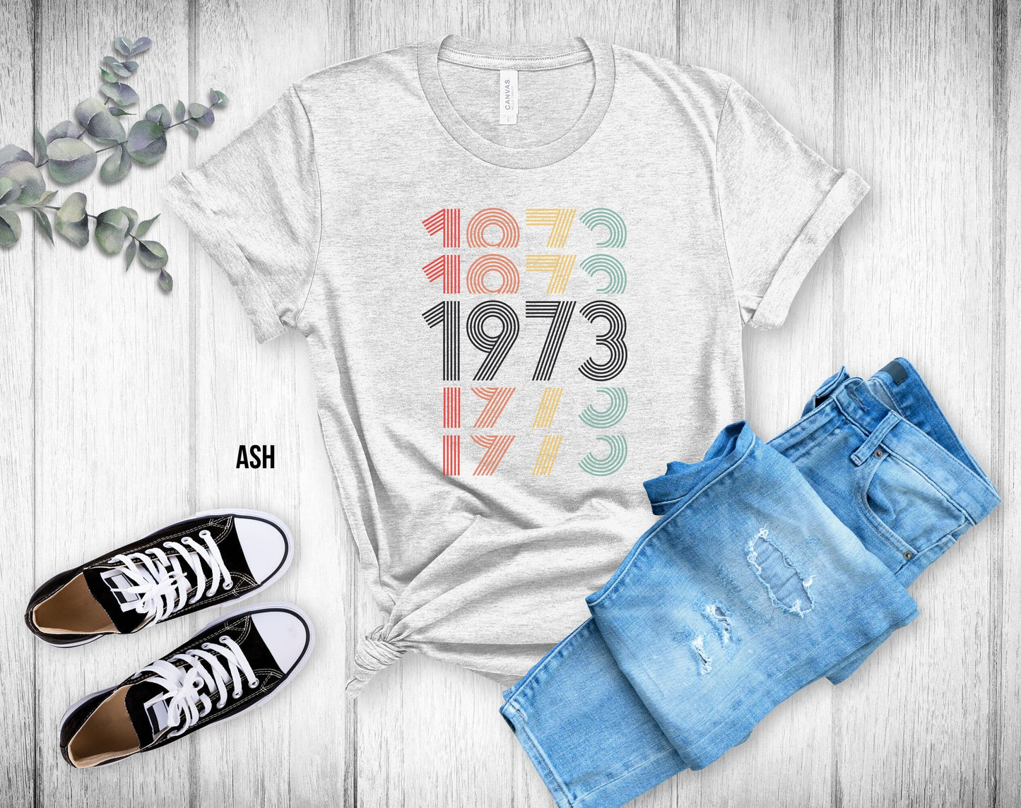 50th Birthday Unisex Tee - 1973 Shirt