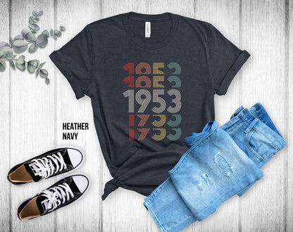 70th Birthday Unisex Tee - 1953