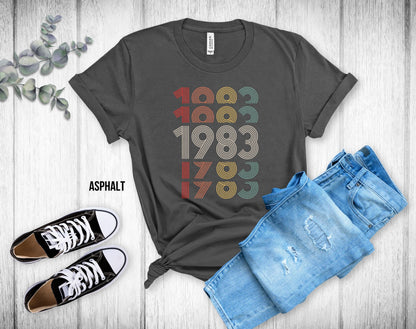 40th Birthday Unisex Tee - 1983